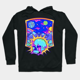 Skull Galaxy Rainbow Hoodie